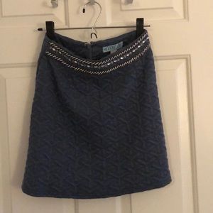The softest cotton skirt. Quilted looking.
